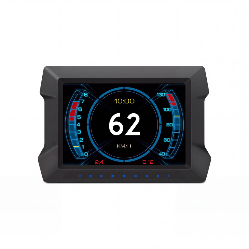 🚗 OBD2 Head-up-Display mit LCD – Fahrzeugdiagnose, Neigungsmesser & Fehlercode-Lesegerät