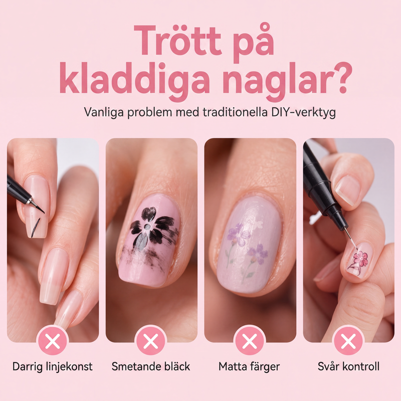 💅24-Farben-Nagelkunststifte, 12 doppelseitige Stifte mit zwei Spitzen