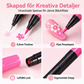 💅24-Farben-Nagelkunststifte, 12 doppelseitige Stifte mit zwei Spitzen