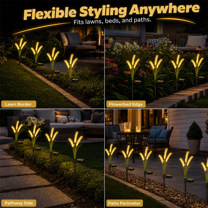 🔥 Nur für kurze Zeit: 2 kaufen, 1 gratis🌾 Solar-Gartenleuchte im Ziergras-Design – Wasserdichte LED-Stecklampe für Rasen, Garten & Terrasse