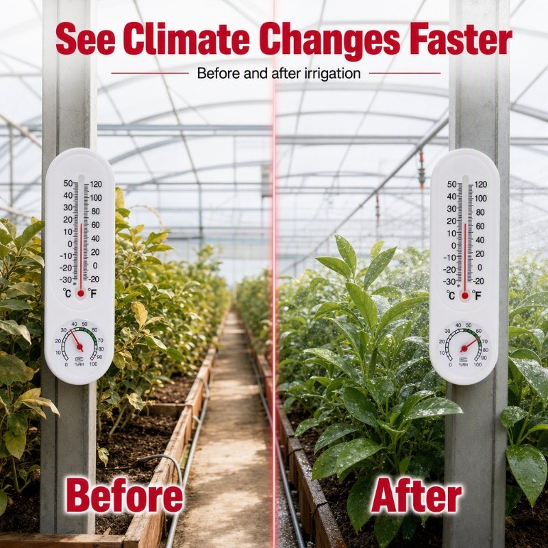 🔥 50 % Rabatt! 🌱 Gewächshaus Thermo-Hygrometer – Präzises Temperatur- & Feuchtigkeitsmessgerät für Pflanzen & Garten