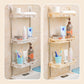 🔥 50 % Rabatt! 🚽 Mehrstöckiges Badezimmer-Regal ohne Bohren – Selbstklebender Organizer für WC, Bad & Küche