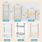 🔥 50 % Rabatt! 🚽 Mehrstöckiges Badezimmer-Regal ohne Bohren – Selbstklebender Organizer für WC, Bad & Küche