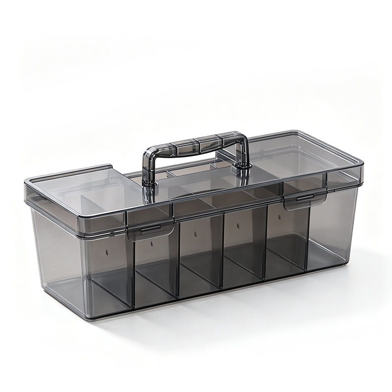 🔧 Transparente Sortierbox mit Fächern – Tragbarer Aufbewahrungskoffer für Schrauben, Muttern, Kleinteile & Zubehör