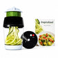 🔥 50 % Rabatt! 🥒 4-in-1 Gemüseschneider mit Aufbewahrungsbehälter – Verstellbarer Spiralschneider für Salate & Gemüse