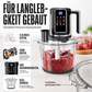 🔥 50 % Rabatt! 🍳 Multifunktions-Zerkleinerer mit Touch-Bedienung – Elektrische Küchenmaschine für Fleisch, Gemüse & Obst