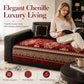 🔥 50 % Rabatt! 🌸 Vintage Chenille Sofaüberwurf mit Blumenmuster – Elegante Sofadecke für Wohnzimmer & Zuhause