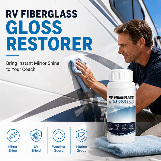 🔥 50 % Rabatt 🚐 GFK-Glanzauffrischer für Wohnmobil, Boot & Anhänger – mit UV- & Wetterschutz