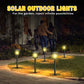 ☀️ 50 % Rabatt! 2er Set Solar-Gartenleuchten – Wasserdichte LED-Wegbeleuchtung für Garten, Terrasse & Außenbereich