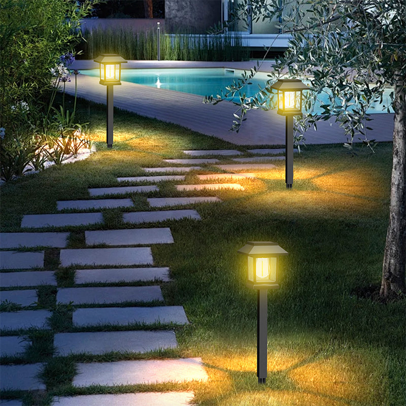 ☀️ 50 % Rabatt! 2er Set Solar-Gartenleuchten – Wasserdichte LED-Wegbeleuchtung für Garten, Terrasse & Außenbereich