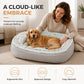 🐾 NUR FÜR KURZE ZEIT 50 % RABATT! ☁️ Ergonomisches Haustierbett für alle Jahreszeiten – Kuschelig, Atmungsaktiv, Gemütlich ✨
