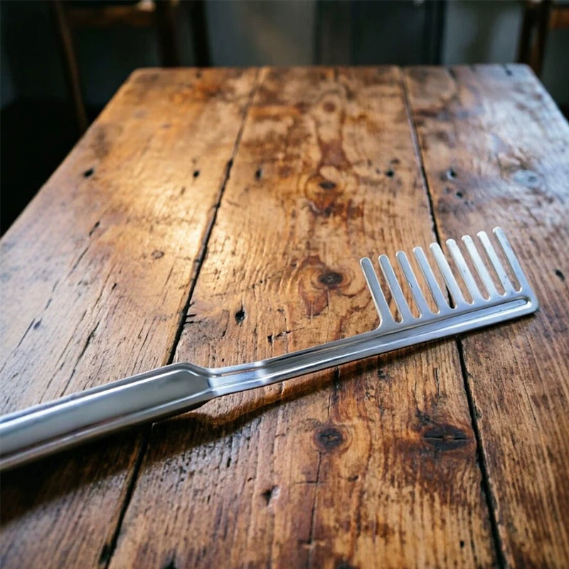 🍝 50 % Rabatt! 304 Edelstahl Nudelzange – Multifunktionale Pastazange mit rutschfestem Griff