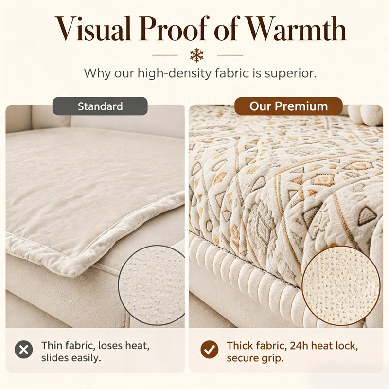 🔥 50 % Rabatt! 🛋️ Plüsch Sofaüberwurf – Warme, rutschfeste Sofadecke für gemütliche Herbst- & Wintertage