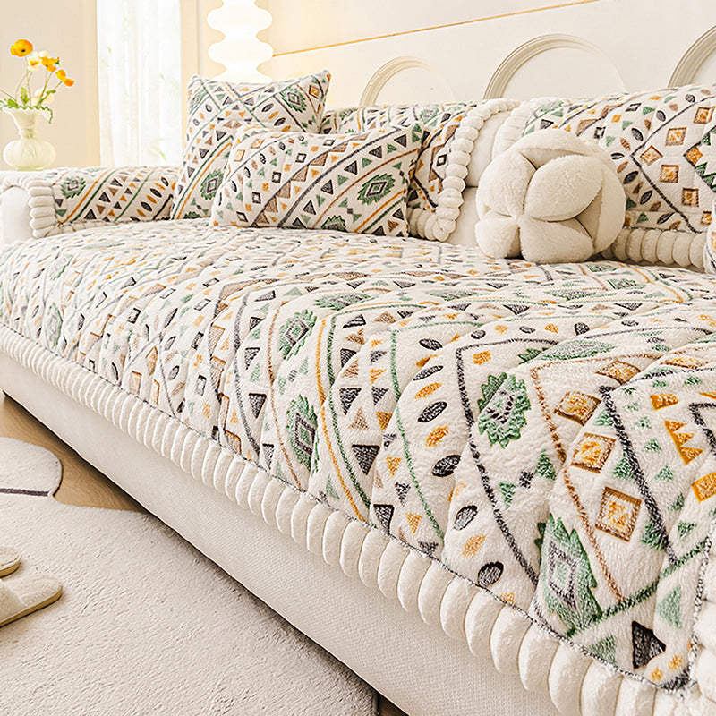 🔥 50 % Rabatt! 🛋️ Plüsch Sofaüberwurf – Warme, rutschfeste Sofadecke für gemütliche Herbst- & Wintertage