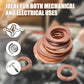 🔧 50 % Rabatt! 📀Kupfer-Unterlegscheiben Set – 100/200 Stück Dichtungsringe für Reparaturen & Werkstatt