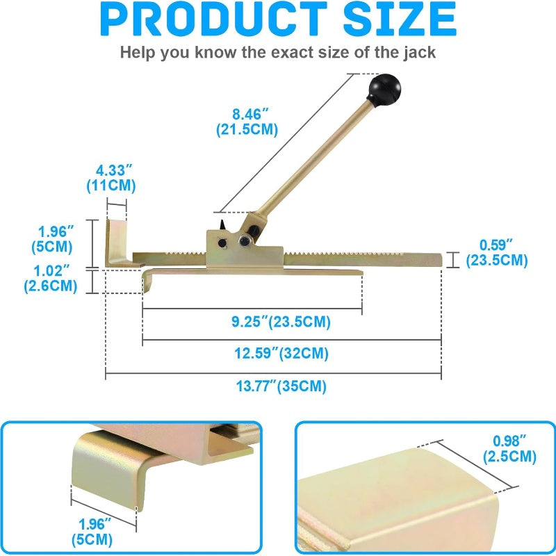 🔥 40 % Rabatt! 🔧 Profi-Dielenheber mit Ratschenmechanismus – Montagehilfe für Laminat, Parkett & Holzböden