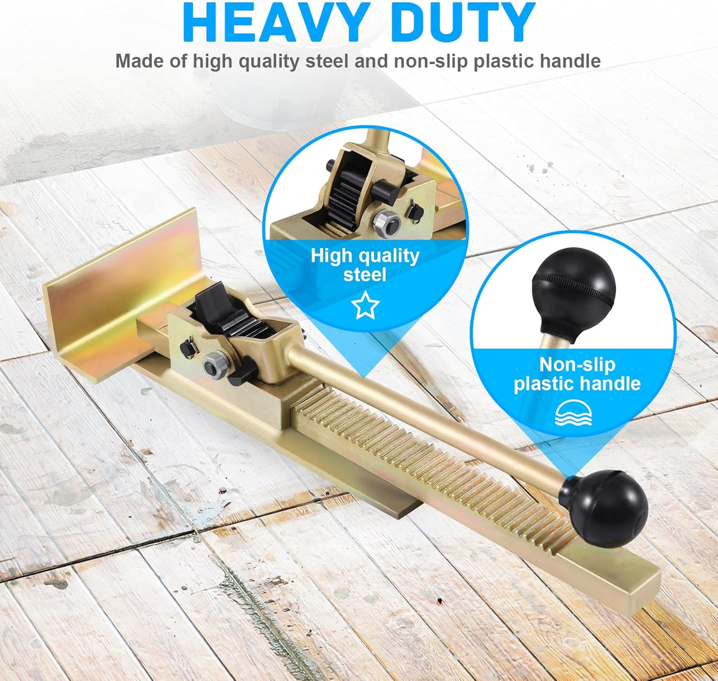 🔥 40 % Rabatt! 🔧 Profi-Dielenheber mit Ratschenmechanismus – Montagehilfe für Laminat, Parkett & Holzböden