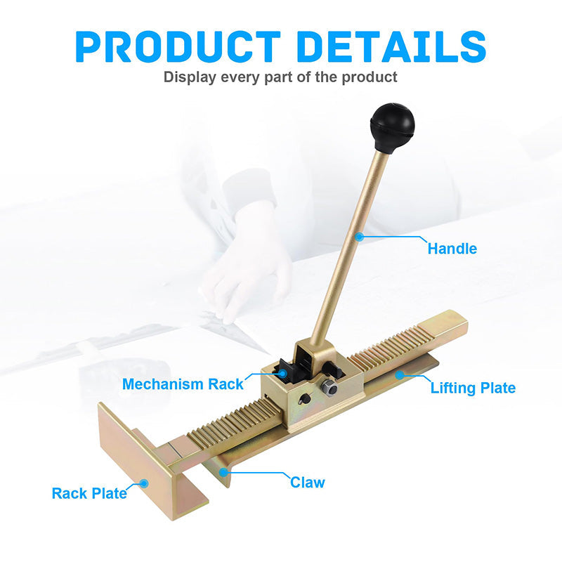 🔥 40 % Rabatt! 🔧 Profi-Dielenheber mit Ratschenmechanismus – Montagehilfe für Laminat, Parkett & Holzböden