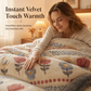 🔥 50 % Rabatt! 🧸 Doppelseitige Fleece-Winterdecke – Kuschelige Bettdecke für Herbst & Winter