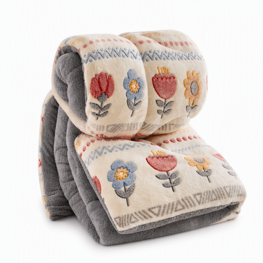 🔥 50 % Rabatt! 🧸 Doppelseitige Fleece-Winterdecke – Kuschelige Bettdecke für Herbst & Winter
