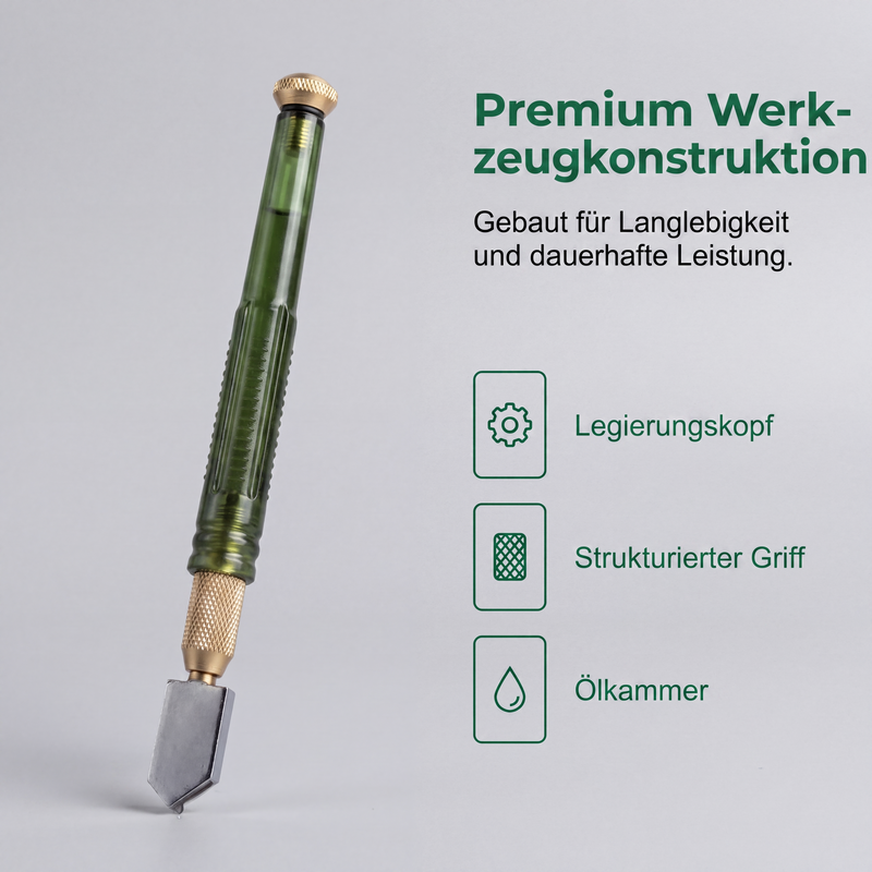💎 1+1 GRATIS🔪 Profi‑Glasschneider – Diamant, präzise & robust ✨