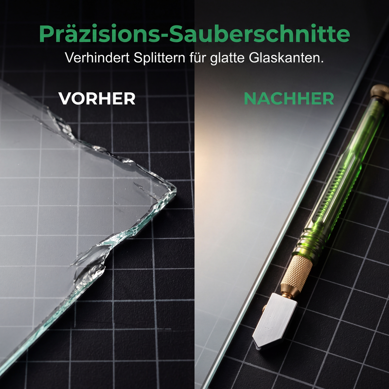 💎 1+1 GRATIS🔪 Profi‑Glasschneider – Diamant, präzise & robust ✨