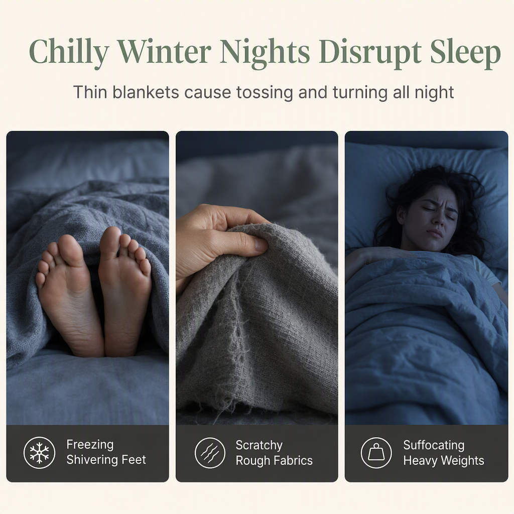 🌸 50% RABATT! 🧸 Doppellagige, verdickte Sherpa-Kuscheldecke – extra warm & flauschig für Herbst & Winter