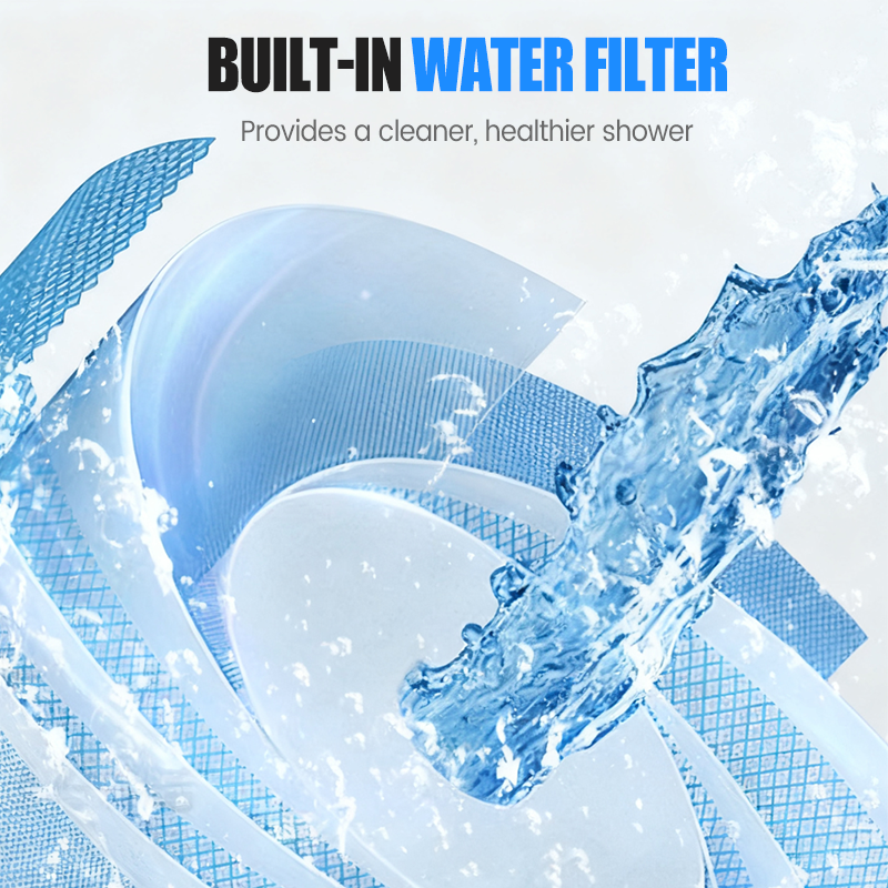 🔥 50 % Rabatt! 🚿 Hochdruck-Duschkopf mit Filter – 5 Strahlarten, wassersparende Handbrause