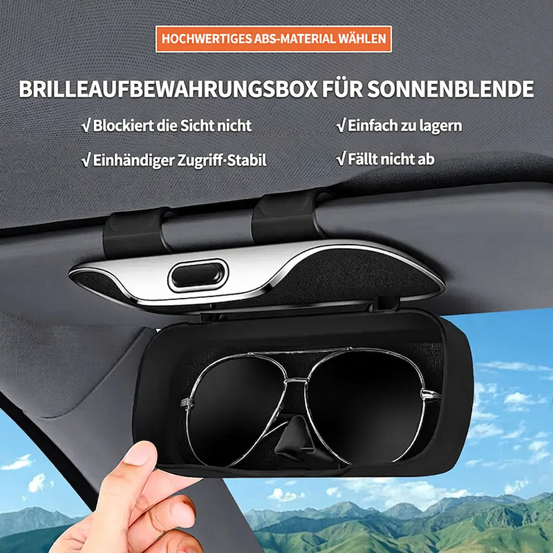 🕶️ 50 % Rabatt! Sonnenblenden-Organizer fürs Auto – Brillenhalter & praktische Aufbewahrungsbox
