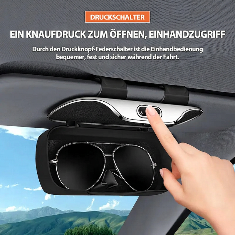 🕶️ 50 % Rabatt! Sonnenblenden-Organizer fürs Auto – Brillenhalter & praktische Aufbewahrungsbox