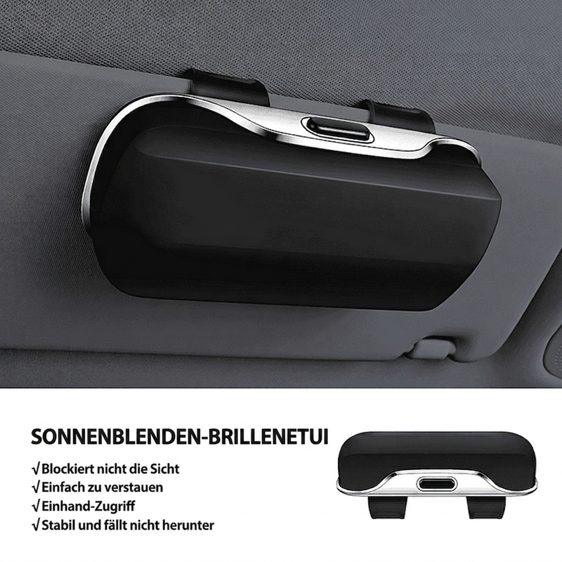 🕶️ 50 % Rabatt! Sonnenblenden-Organizer fürs Auto – Brillenhalter & praktische Aufbewahrungsbox