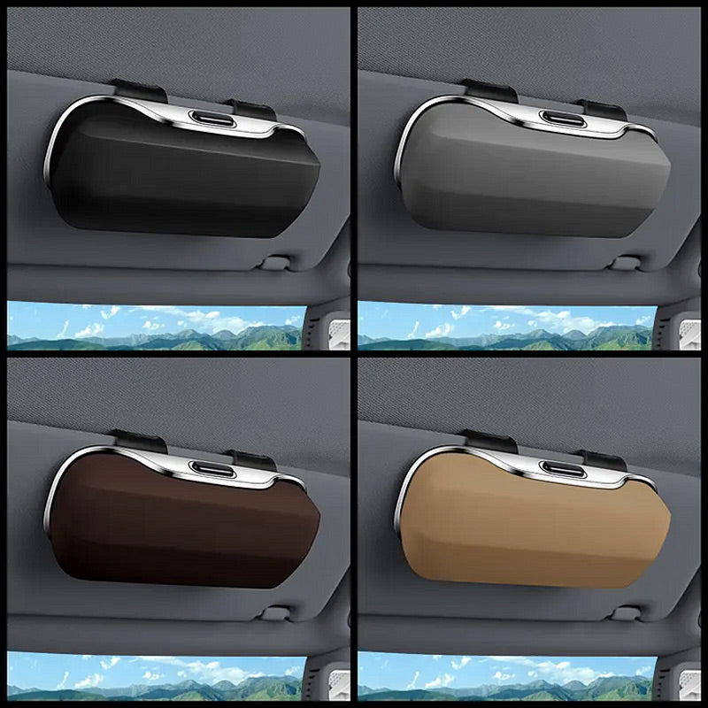 🕶️ 50 % Rabatt! Sonnenblenden-Organizer fürs Auto – Brillenhalter & praktische Aufbewahrungsbox