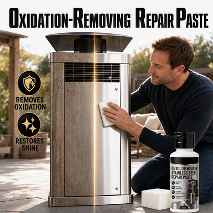 🧽 2+1 GRATIS! Edelstahl-Reparaturpaste – Entfernt Oxidation & frischt den Glanz von Metalloberflächen auf ✨