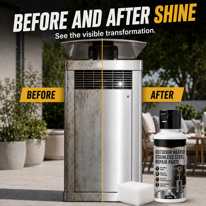🧽 2+1 GRATIS! Edelstahl-Reparaturpaste – Entfernt Oxidation & frischt den Glanz von Metalloberflächen auf ✨