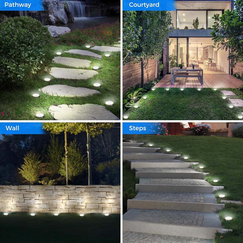 ⏳Zeitlich begrenztes Angebot⏳ Solar-Gartenleuchten mit stimmungsvollen Lichtakzenten im 4er-Pack