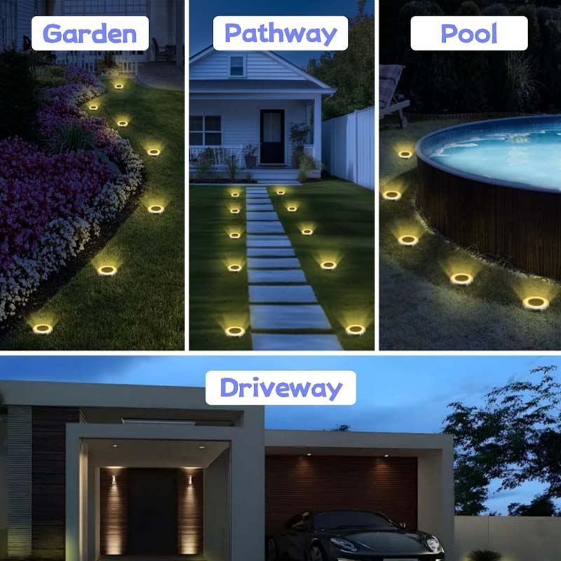 ⏳Zeitlich begrenztes Angebot⏳ Solar-Gartenleuchten mit stimmungsvollen Lichtakzenten im 4er-Pack