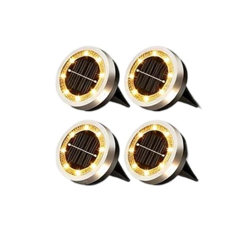 ⏳Zeitlich begrenztes Angebot⏳ Solar-Gartenleuchten mit stimmungsvollen Lichtakzenten im 4er-Pack