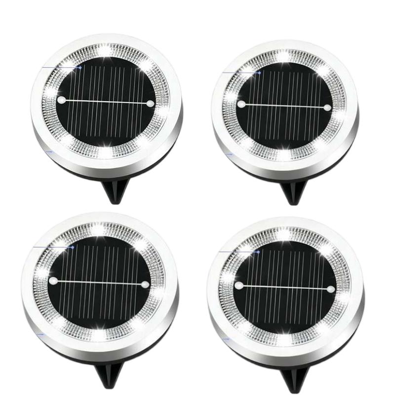 ⏳Zeitlich begrenztes Angebot⏳ Solar-Gartenleuchten mit stimmungsvollen Lichtakzenten im 4er-Pack