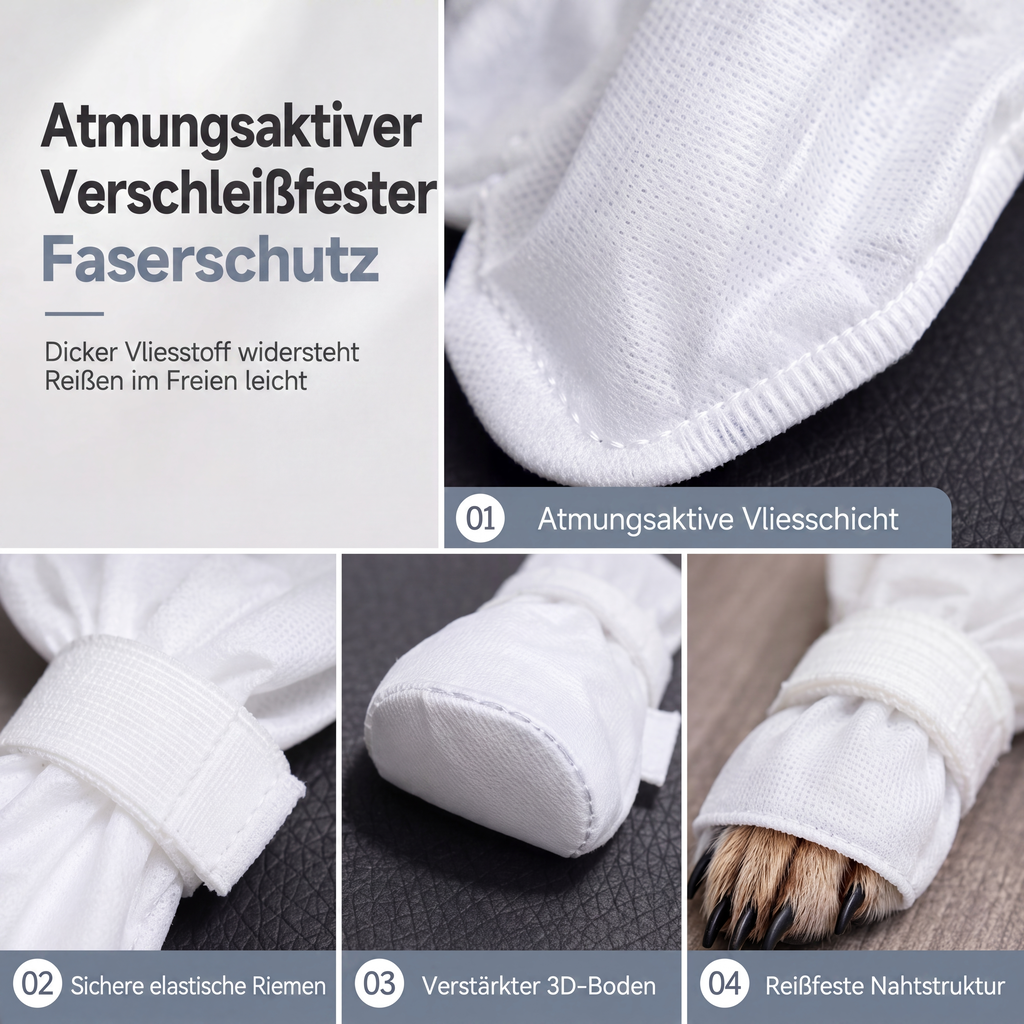 🐶 50 % Rabatt! Einweg-Hundeschuhe – Wasserdichter & rutschfester Pfotenschutz für saubere Pfoten