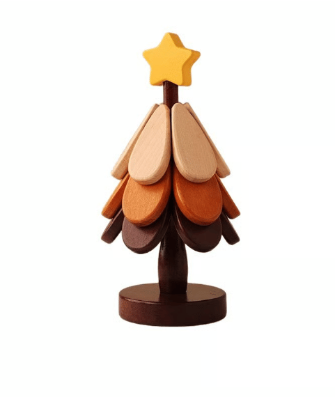 🍳 50% RABATT! 🎄 Kreativer Untersetzer in Weihnachtsbaum-Form aus Bambus – hitzebeständig & dekorativ für Tisch & Küche