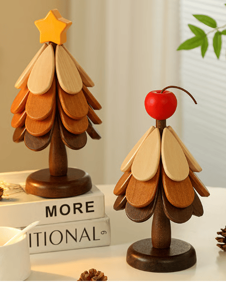 🍳 50% RABATT! 🎄 Kreativer Untersetzer in Weihnachtsbaum-Form aus Bambus – hitzebeständig & dekorativ für Tisch & Küche