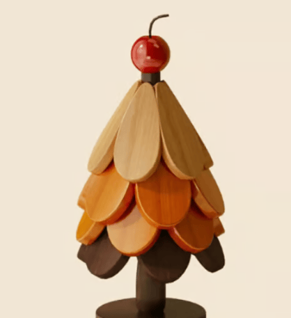 🍳 50% RABATT! 🎄 Kreativer Untersetzer in Weihnachtsbaum-Form aus Bambus – hitzebeständig & dekorativ für Tisch & Küche