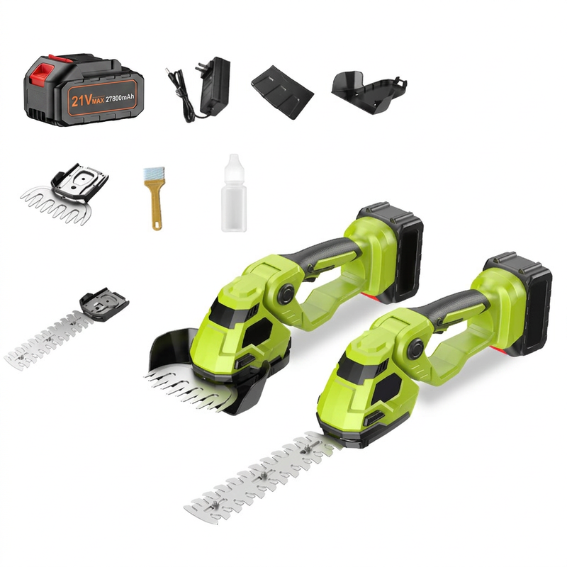 2-in-1 Akku-Heckenschere & Grasschere