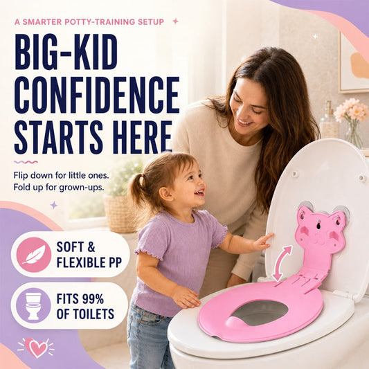 👶 50 % Rabatt! 🚽Kinder-Toilettensitz mit rutschfester Oberfläche – Sicherer WC-Aufsatz für Kleinkinder
