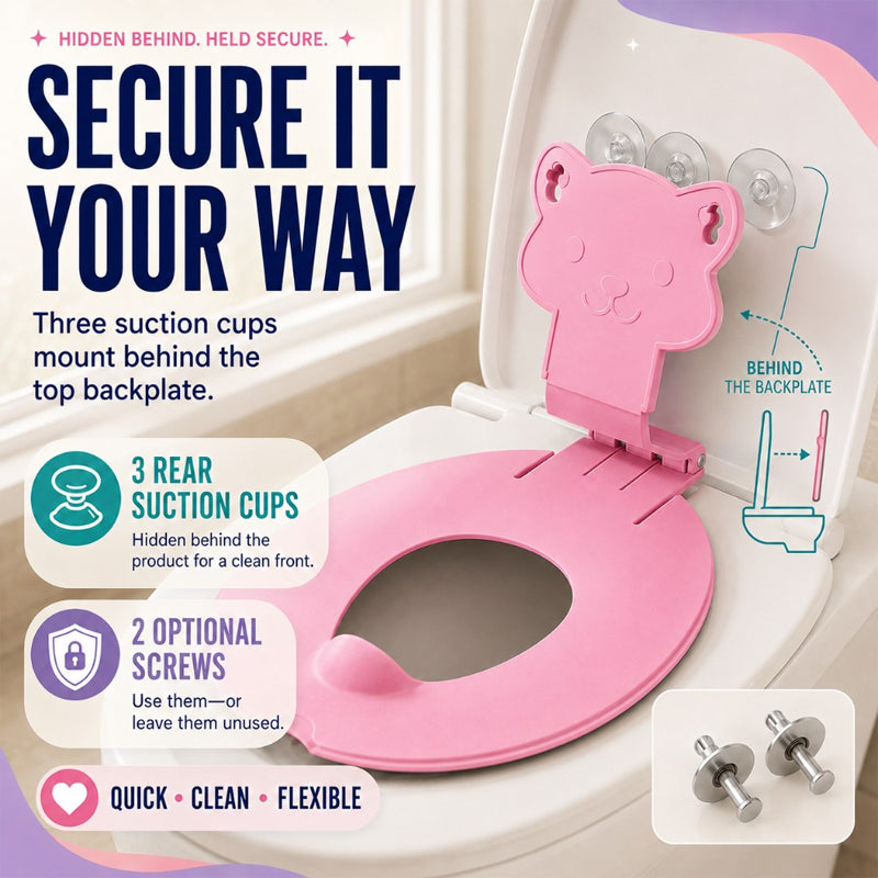 Non-Slip Kids Toilet Seat Ring