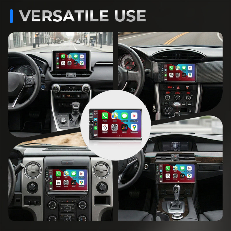 🚗 50 % Rabatt! Auto CarPlay Display mit Touchscreen – Wireless Apple CarPlay, Android Auto, Bluetooth & Rückfahrkamera