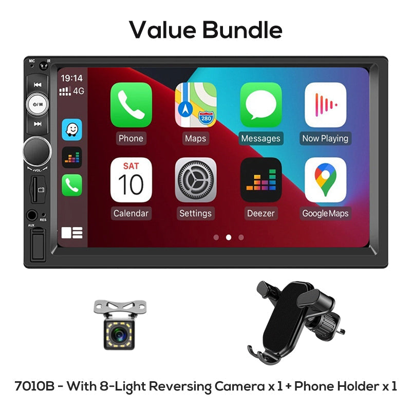 🚗 50 % Rabatt! Auto CarPlay Display mit Touchscreen – Wireless Apple CarPlay, Android Auto, Bluetooth & Rückfahrkamera