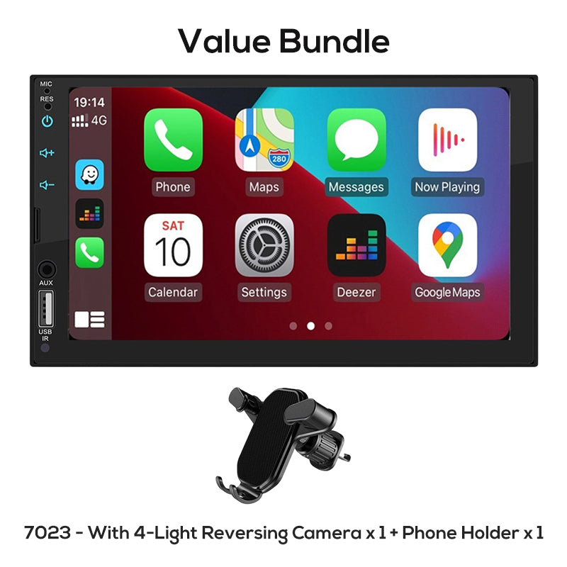 🚗 50 % Rabatt! Auto CarPlay Display mit Touchscreen – Wireless Apple CarPlay, Android Auto, Bluetooth & Rückfahrkamera