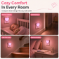 💕 50 % Rabatt! Herzförmiges LED-Nachtlicht mit Lichtsensor – Steckdosenlampe für Schlafzimmer, Flur & Zuhause