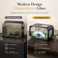 🐟 50 % Rabatt! 🌿Transparentes Mini-Aquarium mit Deckel – Dekorativer Fischbehälter für Wohnzimmer, Büro & Zuhause